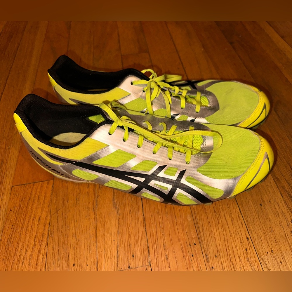 ASICS Hyper MD 5 G304N Men’s Track & Field Running Spike Shoe Size 9 Neon Yellow